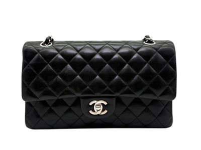 CHANEL Timeless 11.12 medium catena Silver