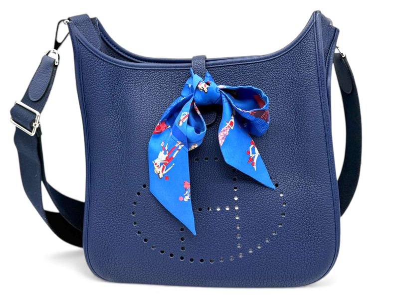 HERMES Evelyne III 29 Blue Saphir