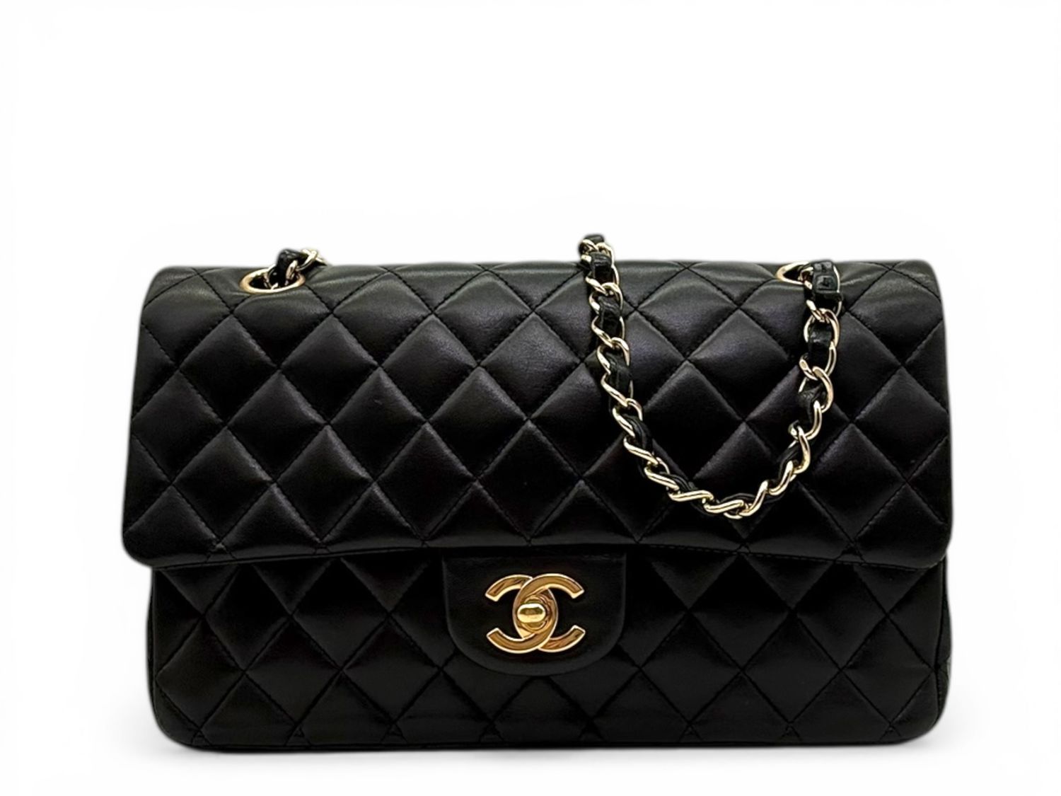 CHANEL Timeless 11.12 medium catena Gold