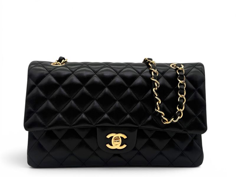 CHANEL Timeless 11.12 medium catena Gold
