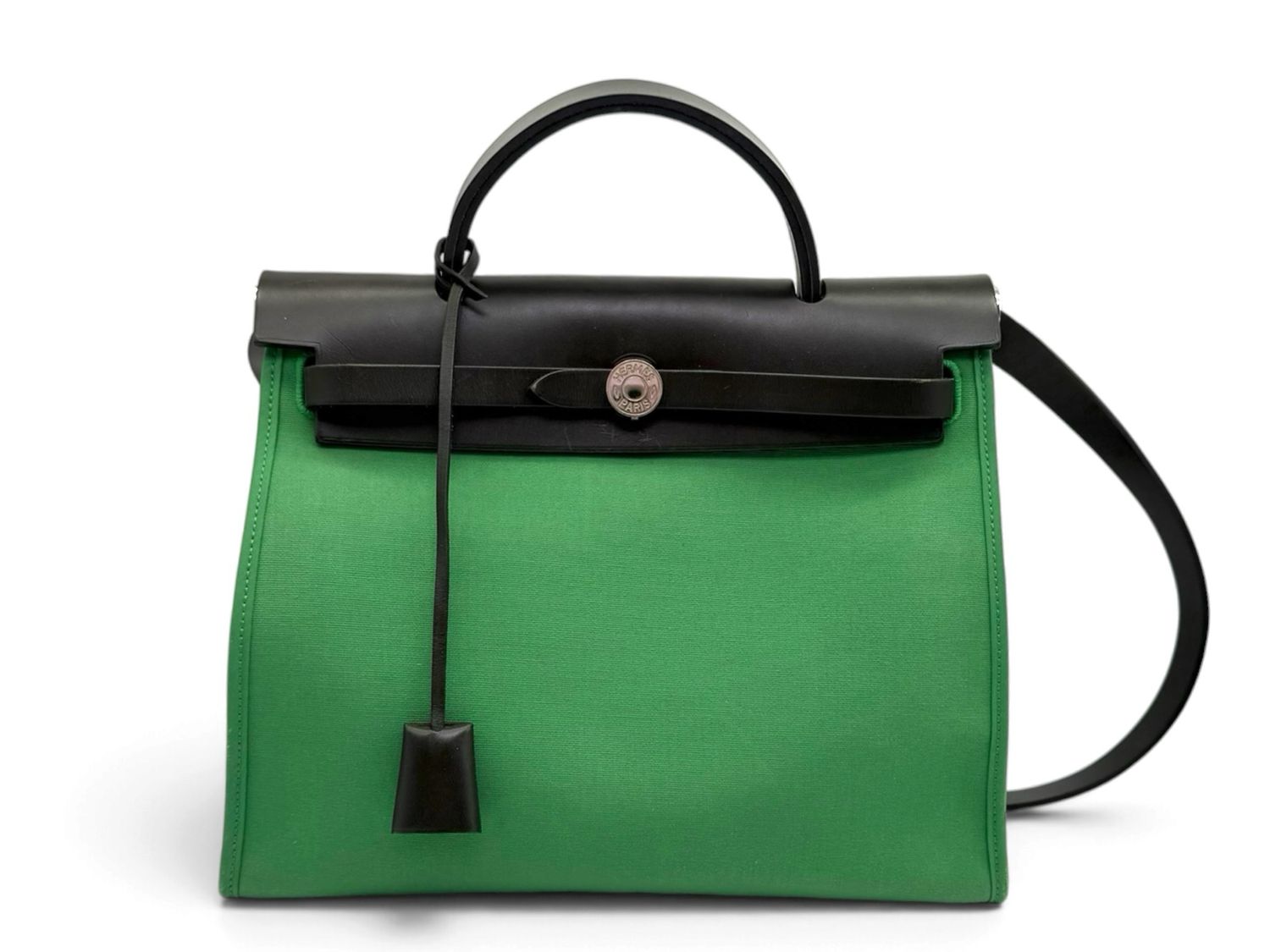 HERMES Herbag Zip 31 verde HERMES Herbag Zip 31 verde