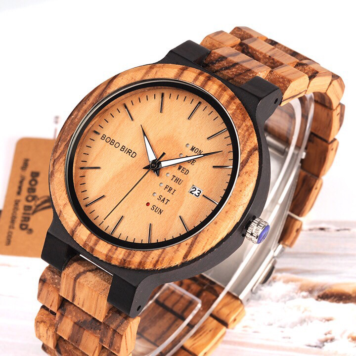 MEN / BOBO BIRD Wood Watch ‘WeekDate’