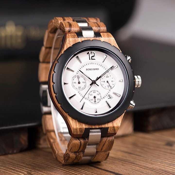 MEN / BOBO BIRD Chronograph Military Quartz W-R22