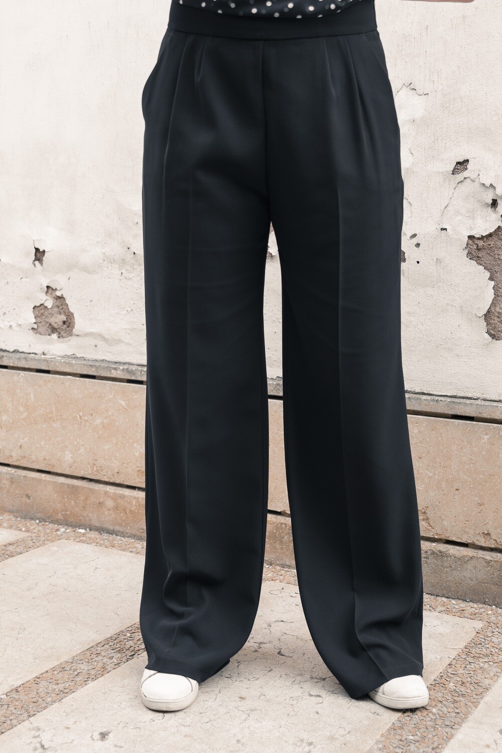 PANTALONE CARLA MONTANARINI 4078 NERO