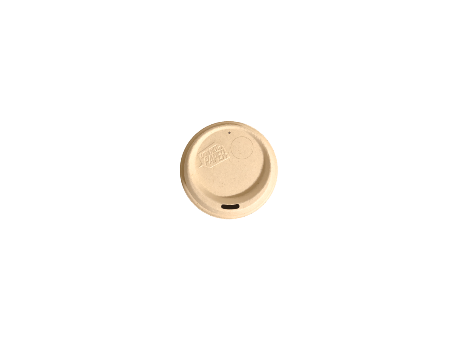 Lid 4oz 62mm (900 lids) PlantPulp +Straw hole