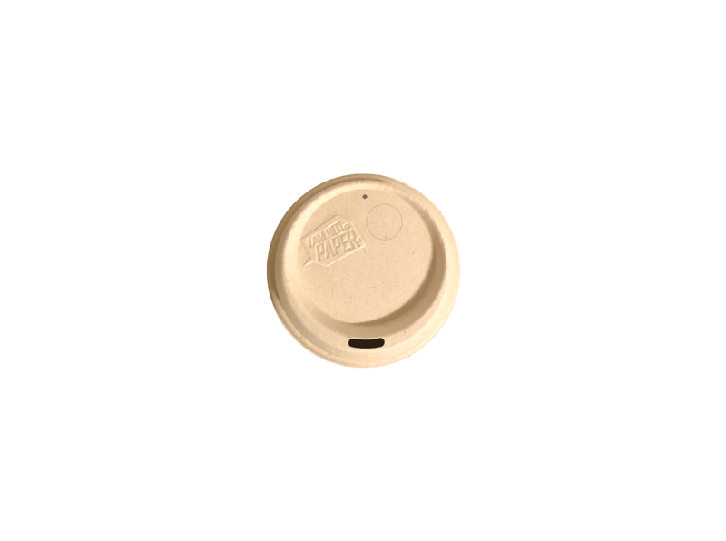 Lid 8-14oz 80mm (900 lids) PlantPulp +Straw hole
