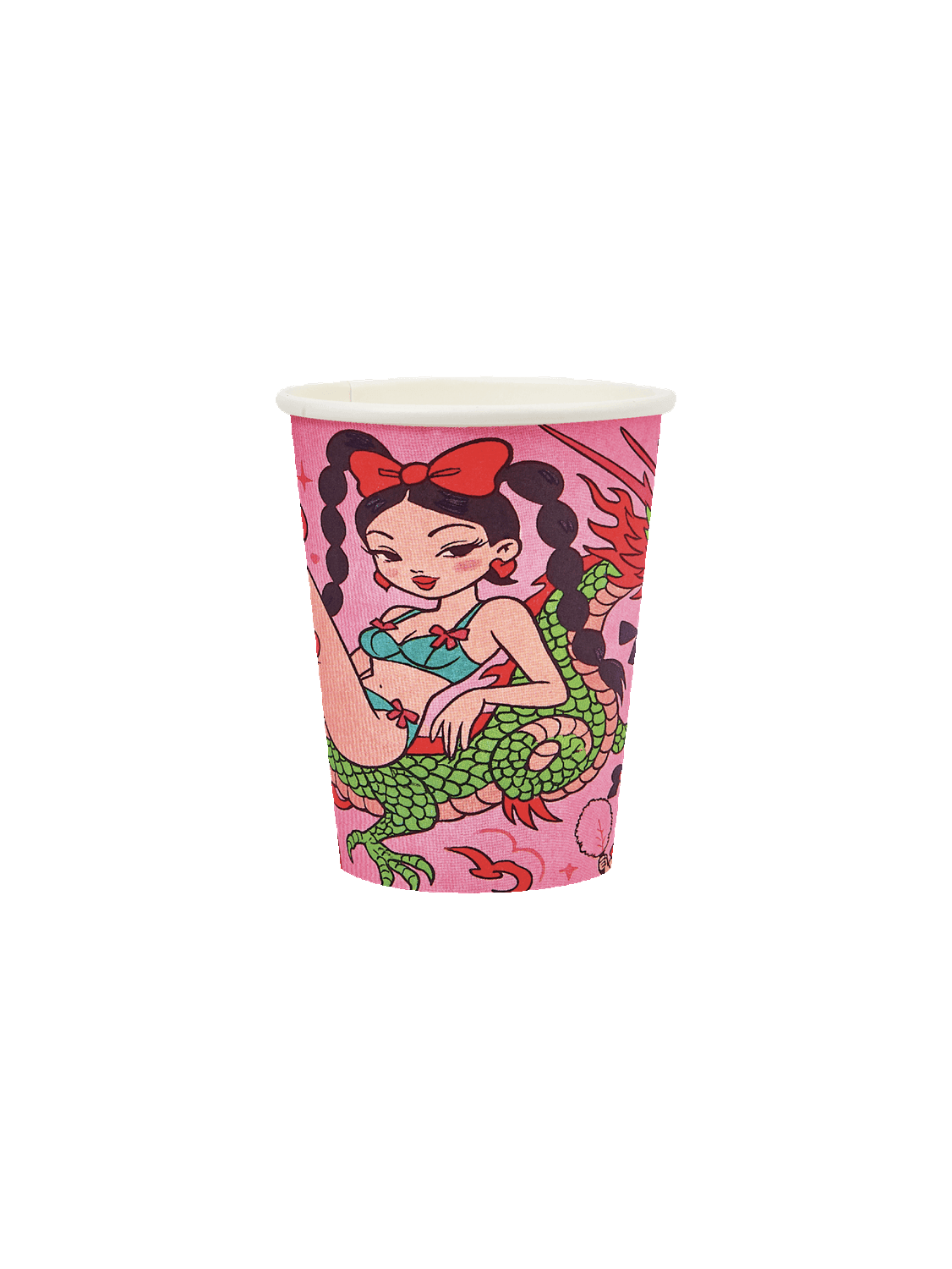 MISFITS Cup 10oz - 296ml (80mm) (900 qty) In White