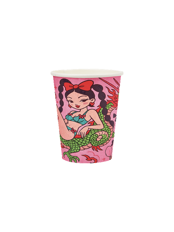 MISFITS Cup 10oz - 296ml (80mm) (900 qty) In White