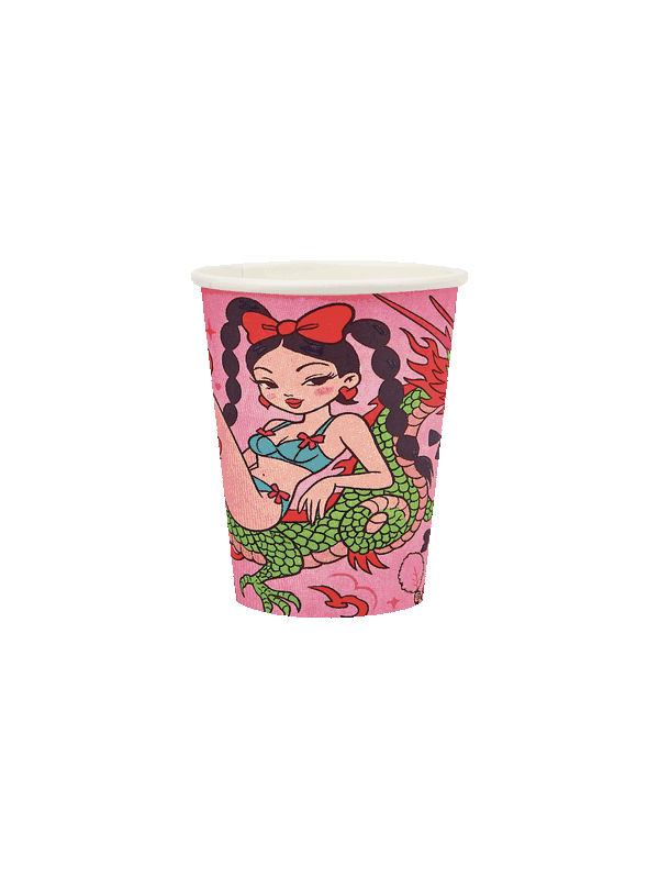 MISFITS Cup 10oz - 296ml (80mm) (900 qty) In White