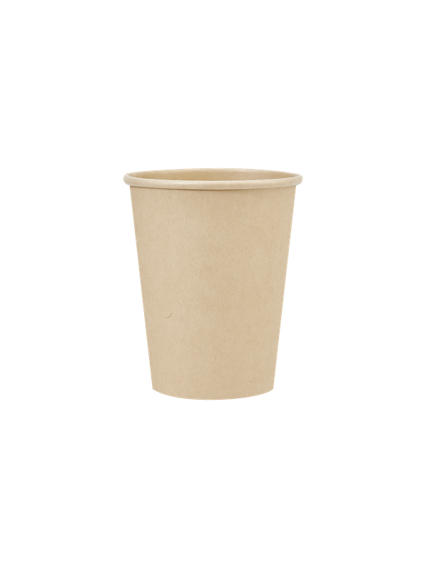 BASICS Cup 10oz - 296ml (80mm) (900 qty) In Brown