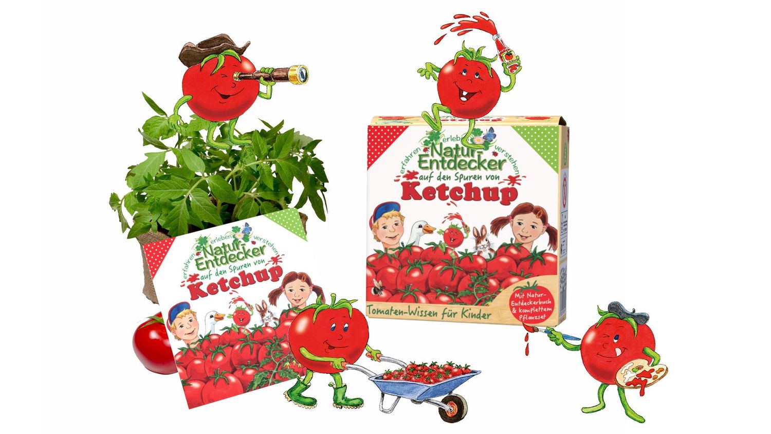 Naturentdecker-Set  "Naturentdecker auf den Spuren von Ketchup"
