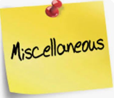 Miscellaneous