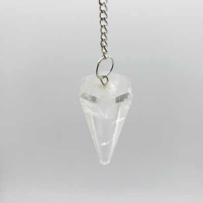 Clear Quartz Pendulum