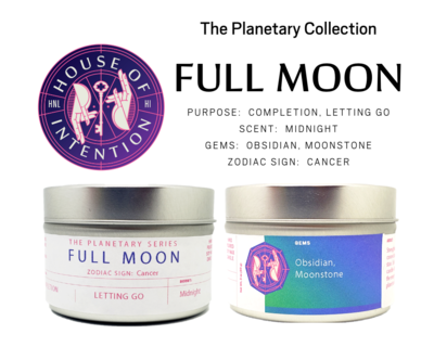 Full Moon Cancer Intention Candle