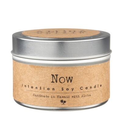 NOW! Soy Intention Candle 4oz. Travel Tin