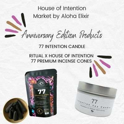 77 Candle and Ritual Incense combo