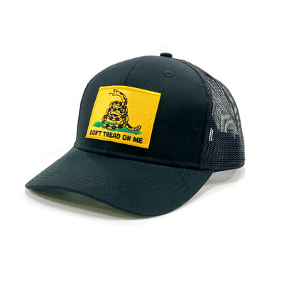 Don&#39;t Tread on Me Yellow Patch Mesh Back Trucker Hat