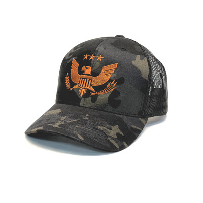 American Eagle Black Camo Trucker Cap