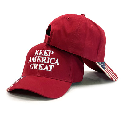 Keep America Great American Flag Red Cap