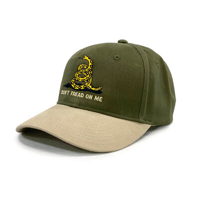 Don&#39;t Tread on Me Two Tone Brushed Twill Cap