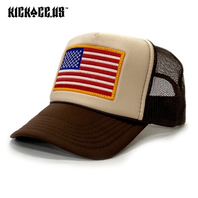 American Flag Patch Classic Trucker