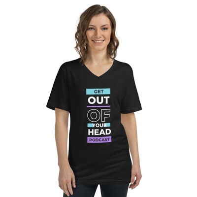 Get Out Of Your Head Podcast Short Sleeve V-Neck T-Shirt