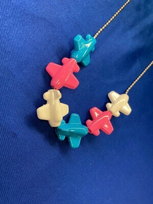 Airplane Bead Necklace