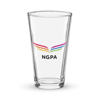 Shaker pint glass