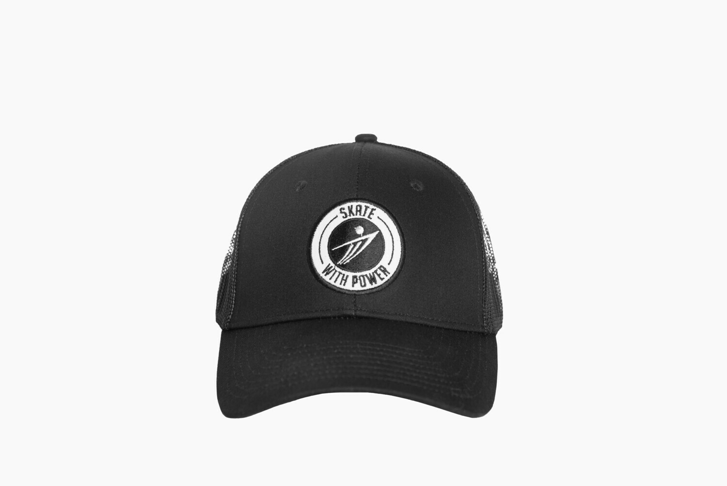 Black on Black Snapback - Round Logo