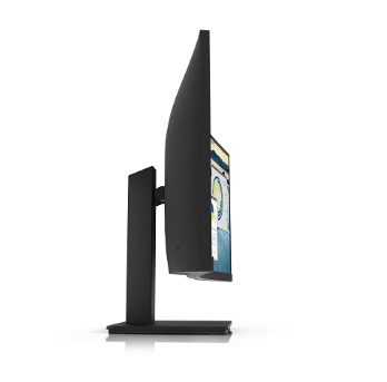 hp white curved monitor