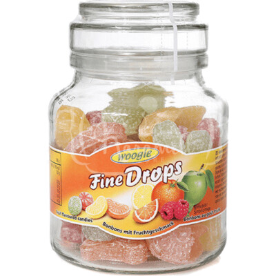 Balas de frutas sortidas - Fine Drops Woogie  350g