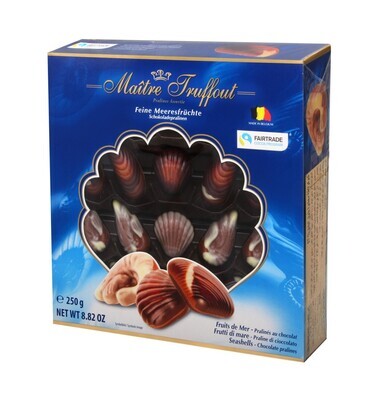Chocolate Maître Truffout Conchas Azul 250g