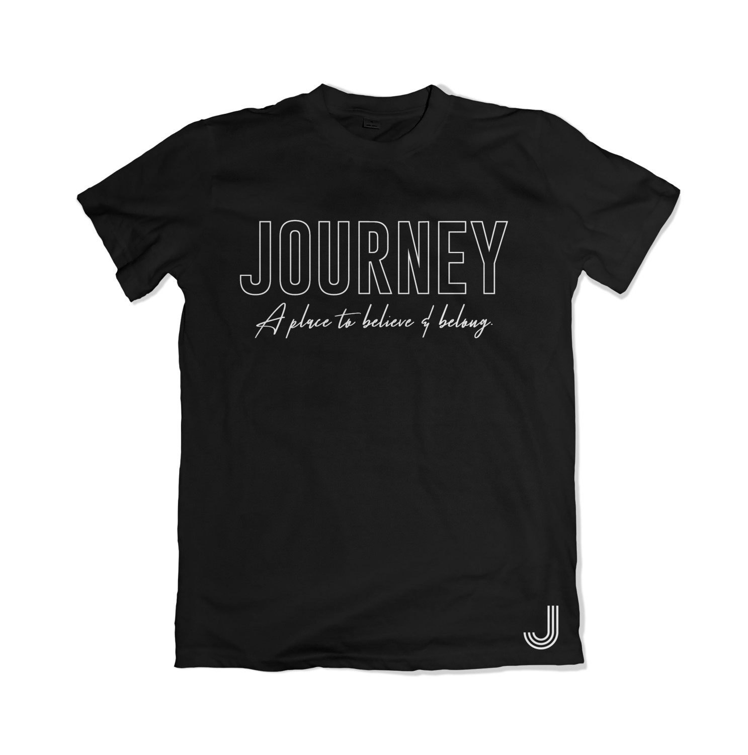 Journey Tee - Believe & Belong (Black)