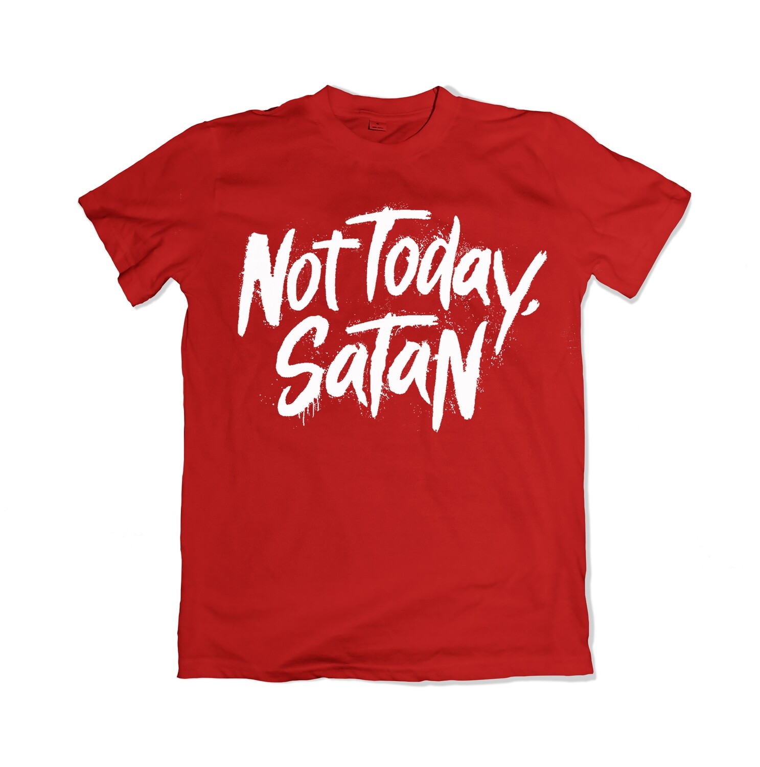 Not Today, Satan Tee - (Red)