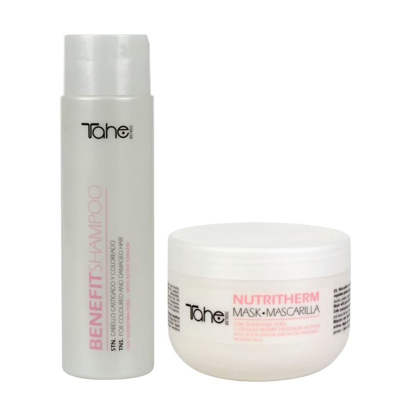Tahe Botanic Kit - Benefit Shampoo 300ml + Nutri-Therm Mask 300ml