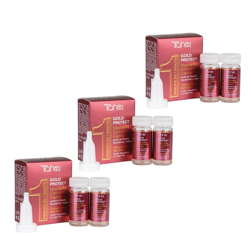 Tahe Gold Protect Hair Mask 2x10ml (Pack of 3)