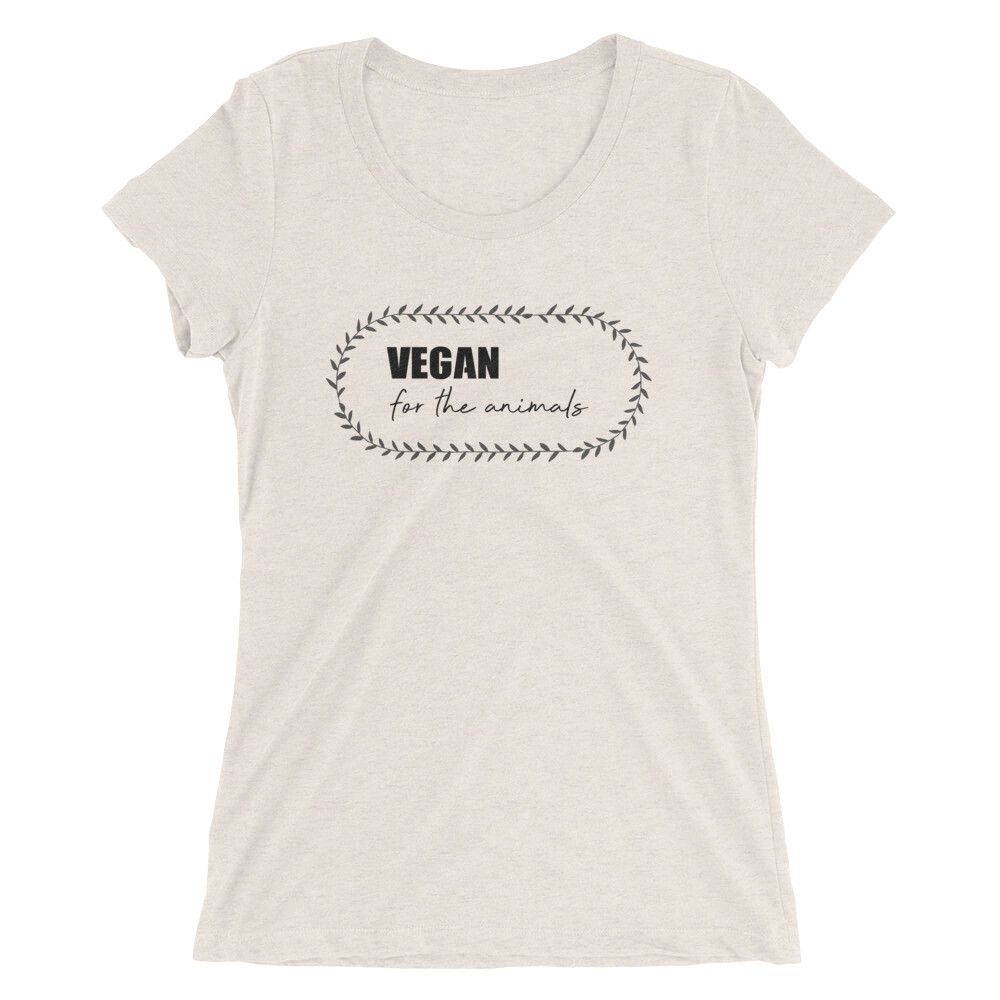 Vegan for the animals - Eatplants Women&#39;s T-shirt