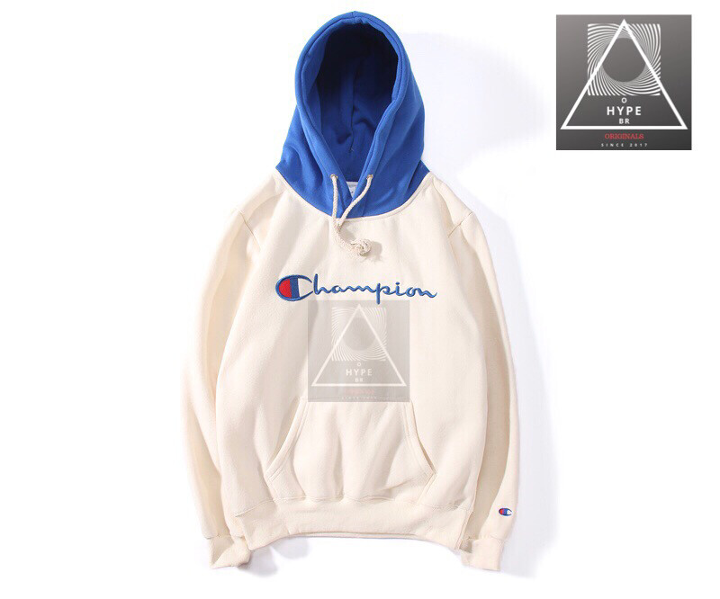 moletom champion azul