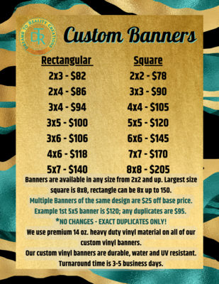 Custom Banners and Backdrops