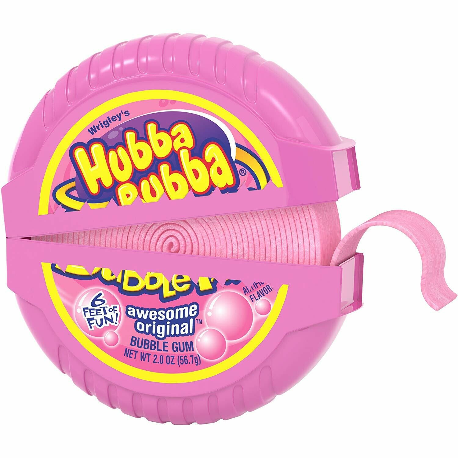 Hubba Bubba Bubble Tape Original 2oz 12ct 12/Cs 
(144 Uni x