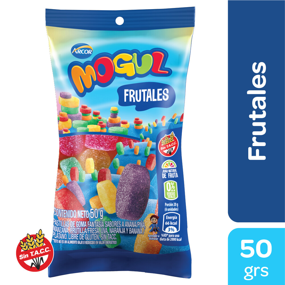 MOGUL FRUTALES 12x10x50g (120 Uni x 50g c/u)