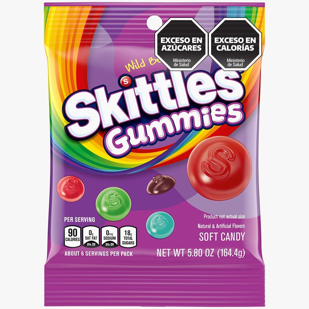 SKITTLES GUMMIES WILDBERRY 12x164 G