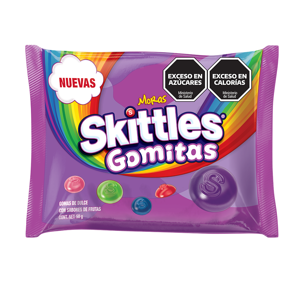 SKITTLES GOMITAS WILDBERRY 36x10x50 G - 360 U.
