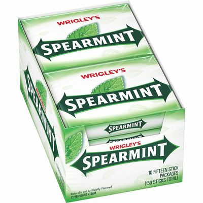 Wrigley`S Spearmint 15stk 10ct 12/Cs 
(120 Uni x 37.5g c/u)