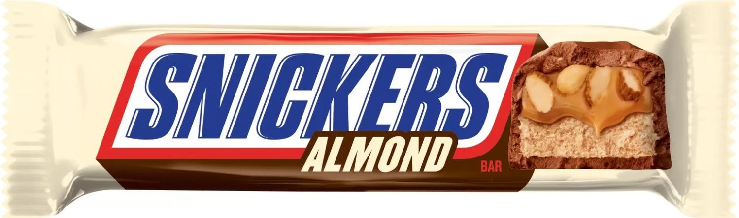 SNICKERS ALMENDRAS 12x24x40 GR - 288 U.