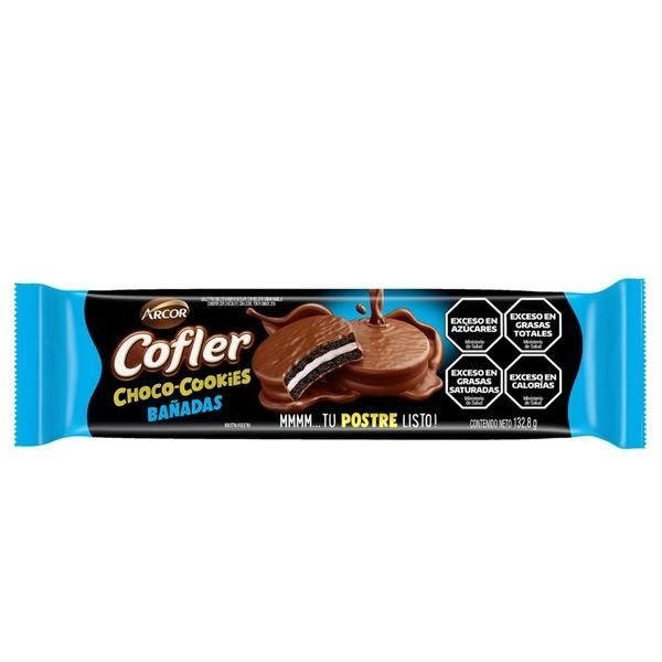 COFLER CHOCO COOKIES BAÑADAS 16X132 G
