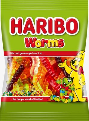 Haribo Worms 160g  (30 Uni x 160g c/u)