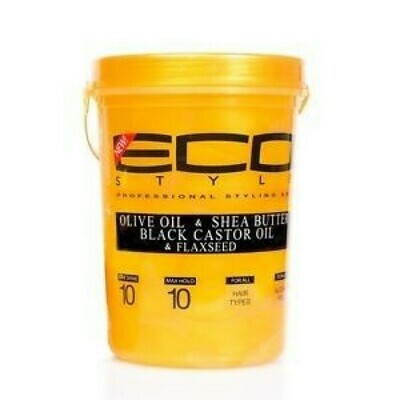 Eco Styler Gold Olive Oil &amp; Shea Butter &amp; Black Castor Oil &amp; Flaxseed 80 oz