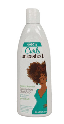 Curls Unleashed ORS Rosemary &amp; Coconut Sulfate-Free Shampoo 355 ml