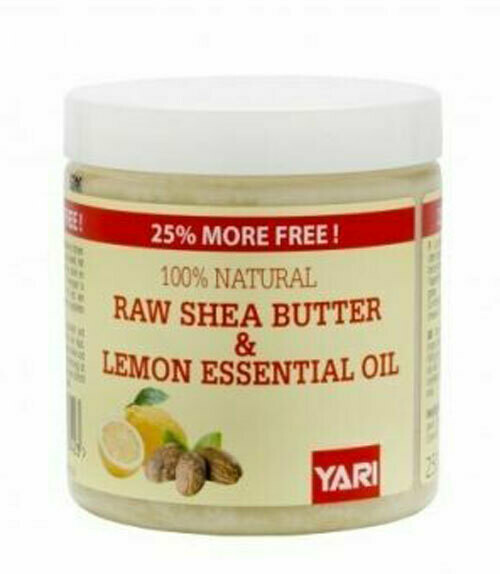 Yari 100% Pure Raw Shea Butter &amp; Lemon Oil 250ml